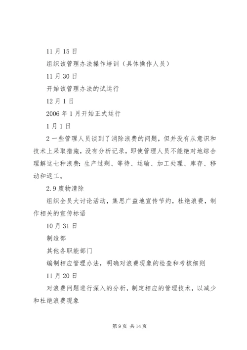 庞巴迪公司对公司现场评估审核不符合项整改计划.docx