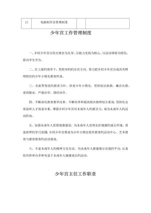 合利中心小学乡村少年宫管理新版制度.docx