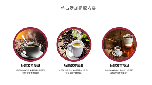 咖啡主题美食餐厅甜点美食咖啡餐饮PPT