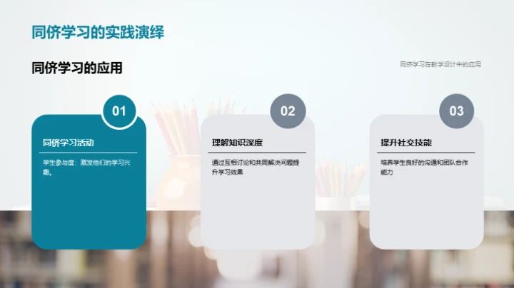 同侪学习新探索