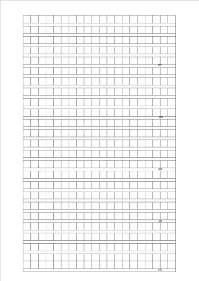 高考作文标准方格纸A4可直接打印