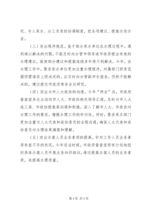 人大代表建议政协委员提案办理工作汇报.docx