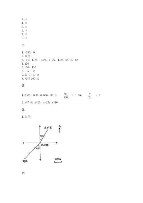 贵州省【小升初】2023年小升初数学试卷（名师系列）.docx