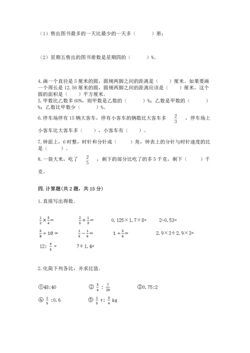 小学数学六年级上册期末测试卷附完整答案（考点梳理）.docx