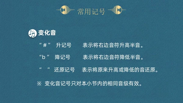 蓝色简约认识简谱说课课件PPT模板