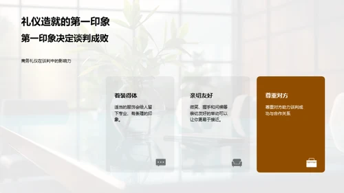 谈判艺术中的商务礼仪