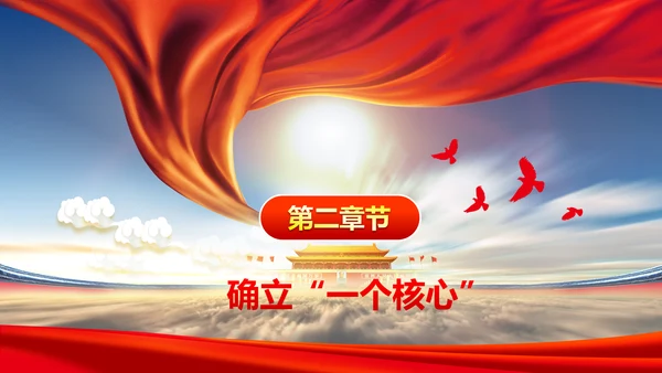 精美大气十八届六中全会公报内容PPT模板