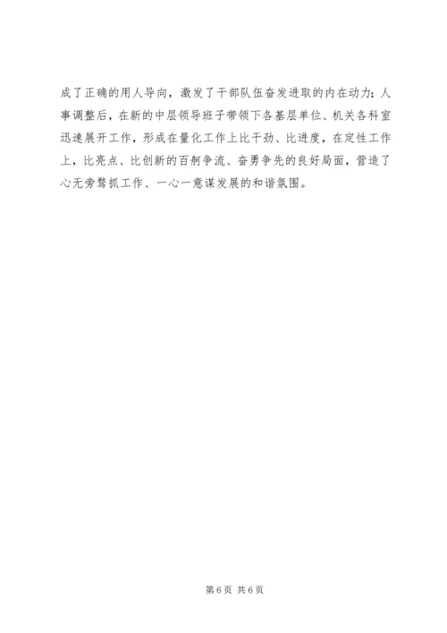 人事制度改革经验交流材料.docx