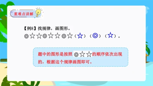 第七单元：找规律单元复习课件(共26张PPT)人教版一年级数学下册