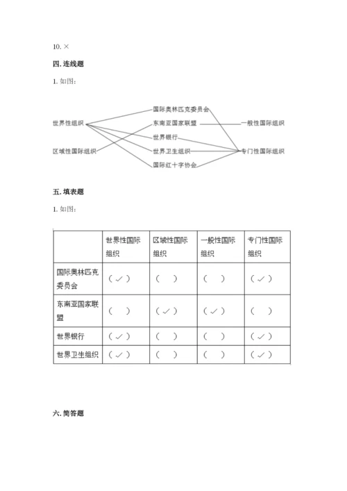 人教部编版六年级下册道德与法治期末测试卷【名校卷】.docx