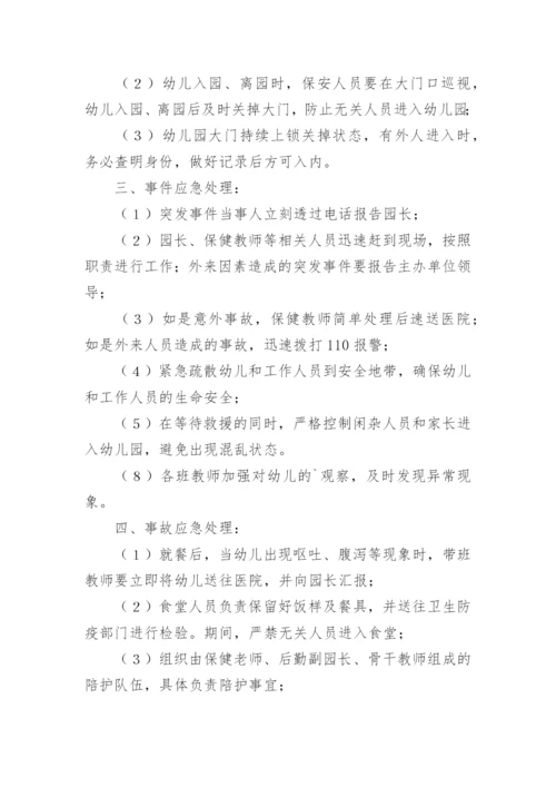 最新幼儿园突发社会安全事件的应急预案.docx