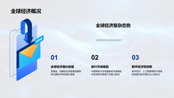 全球经济趋势讲解PPT模板
