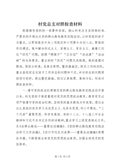 村党总支对照检查材料 (2).docx