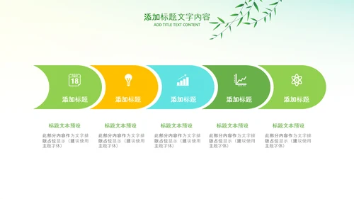 绿色小清新植树节植树造林环保PPT模板