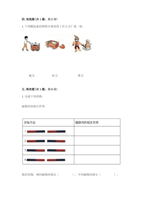 教科版二年级下册科学知识点期末测试卷（模拟题）.docx