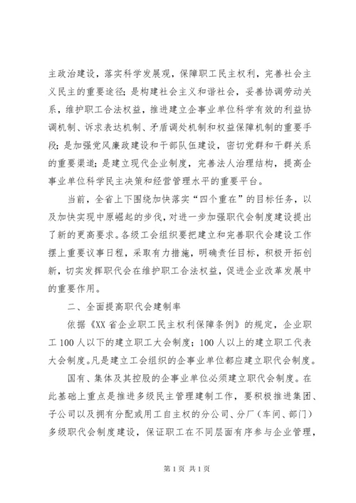 XX省总工会关于推行区域(行业)职工代表大会制度的意见 (3).docx