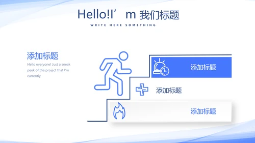 蓝色简约医学生实习报告动态PPT