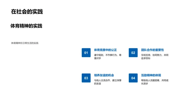 体育精神讲座PPT模板