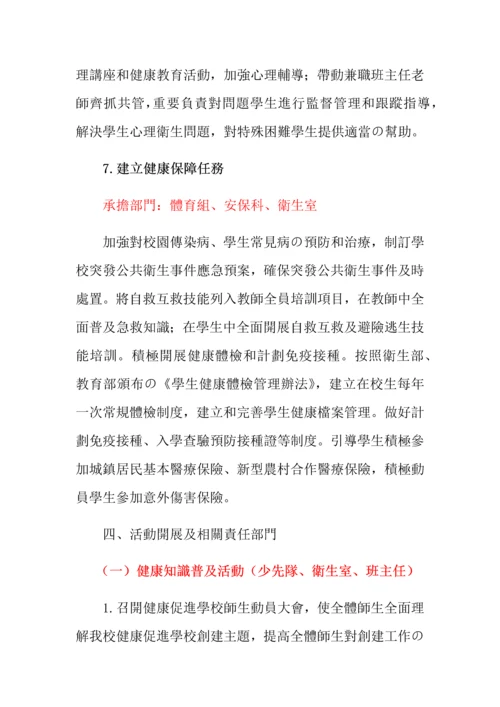 创建健康促进学校实施方案.docx