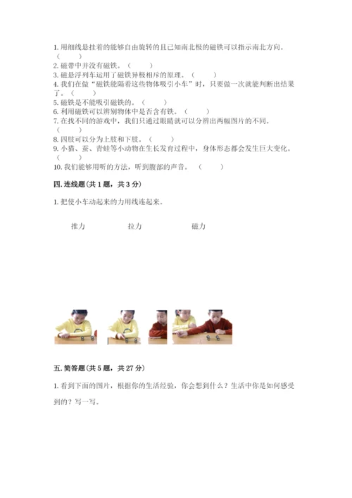 教科版小学科学二年级下册期末测试卷【夺冠】.docx