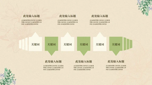 古风文艺清新浅色系答辩PPT模板
