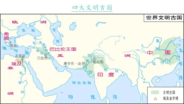 世界古代史（1-4单元）期中复习课件（50张PPT）