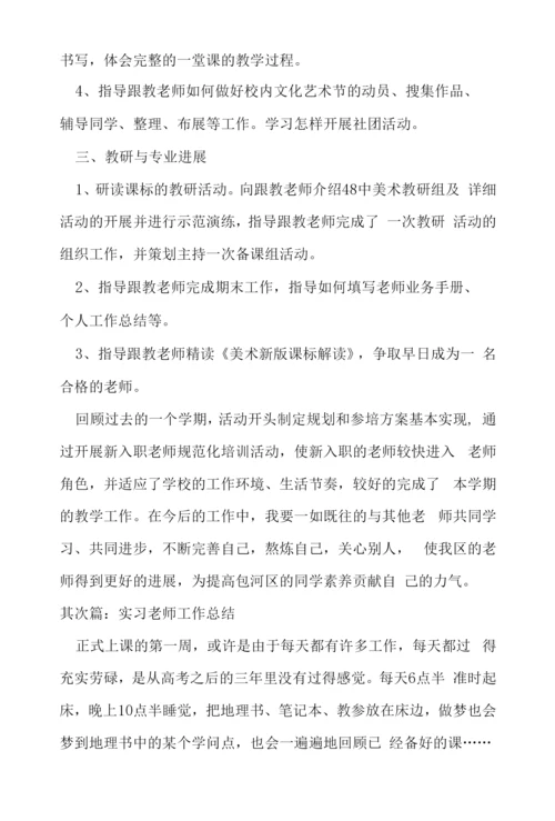 实习指导教师工作总结(大全).docx