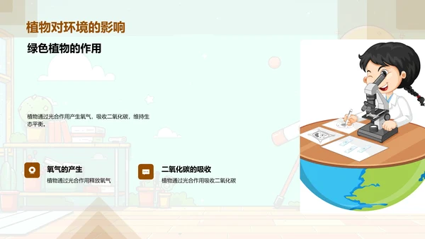 自然科学基础课PPT模板