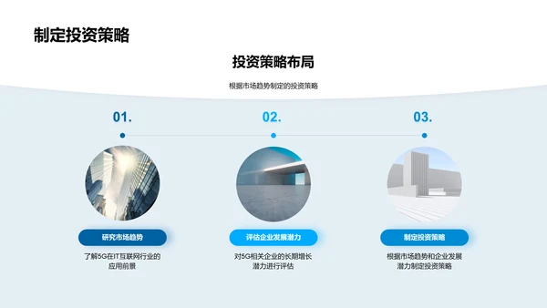 5G技术投资报告PPT模板