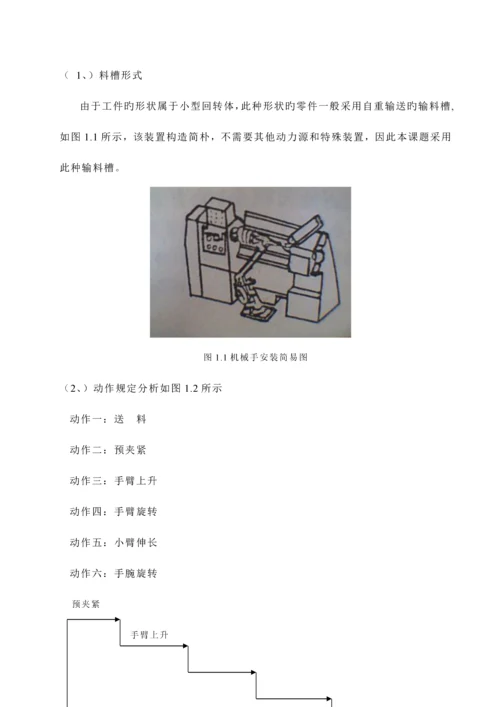 优秀毕业设计送料机械手设计专项说明书.docx