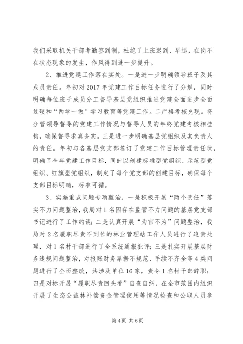 市林业局工作总结及工作计划 (3).docx