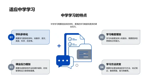 中学选择与升学规划PPT模板