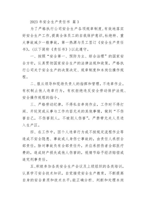 2023年安全生产责任书.docx
