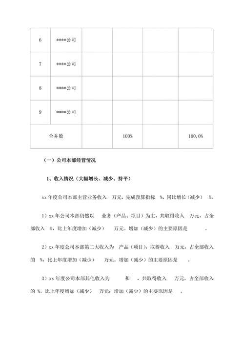 公司财务分析报告通用