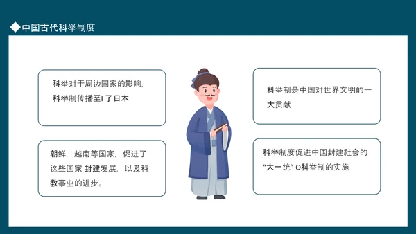 中国古代科举制度动态PPT模板