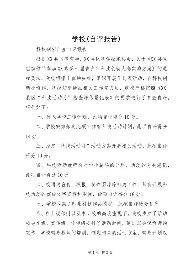 学校(自评报告) (2).docx