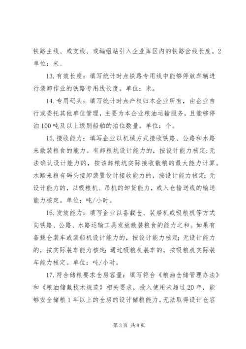 县粮食局仓储设施统计情况汇报材料 (3).docx