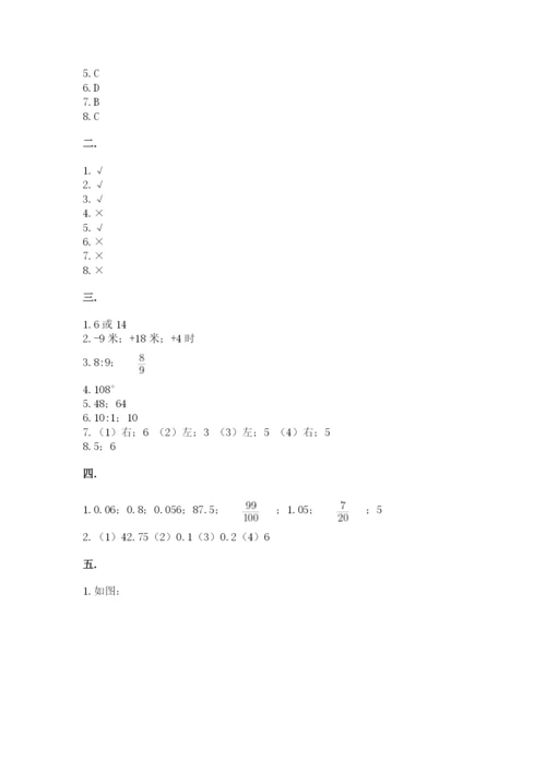 苏教版数学小升初模拟试卷重点.docx