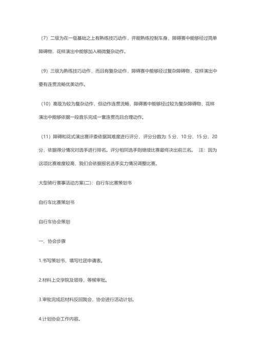 大型骑行赛事活动专业方案.docx