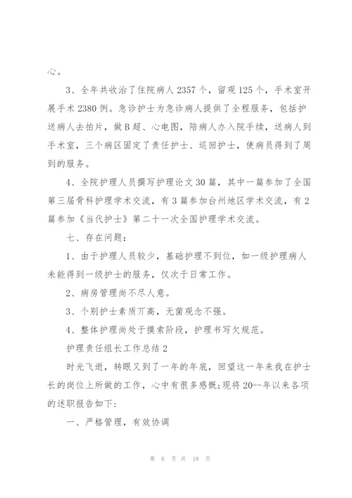 护理责任组长工作总结5篇.docx