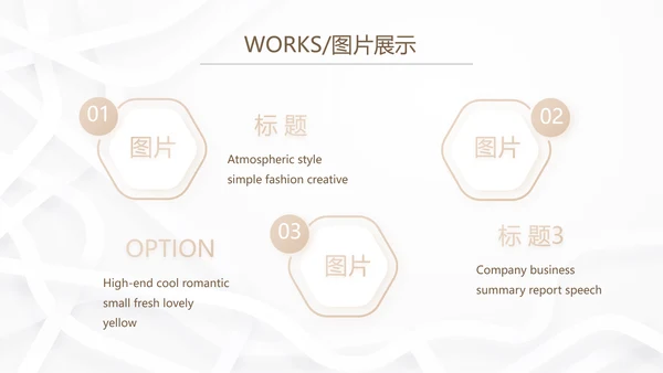 简约室内装饰设计方案工作总结PPT