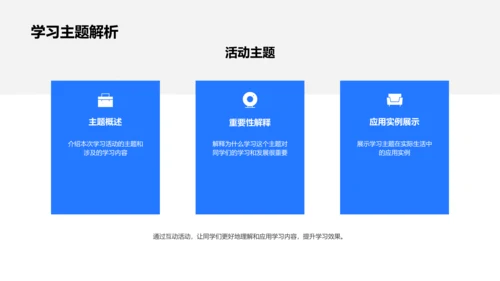 班级学习活动汇报PPT模板