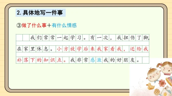 统编版语文二年级下册2024-2025学年度第二单元写话：我的好朋友（课件）