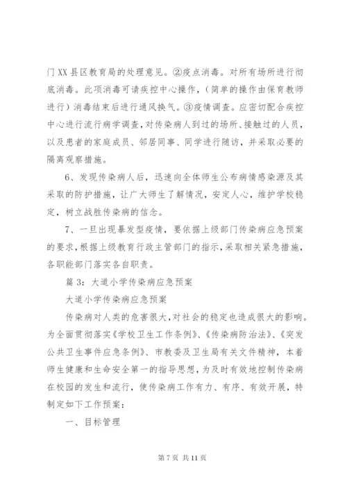 大坪小学传染病防控应急处理预案.docx