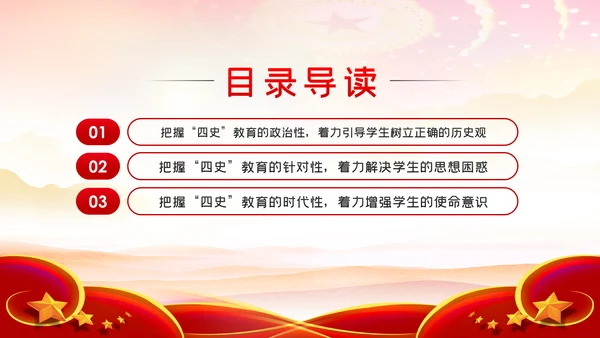 围绕立德树人加强四史教育学习教育PPT模板