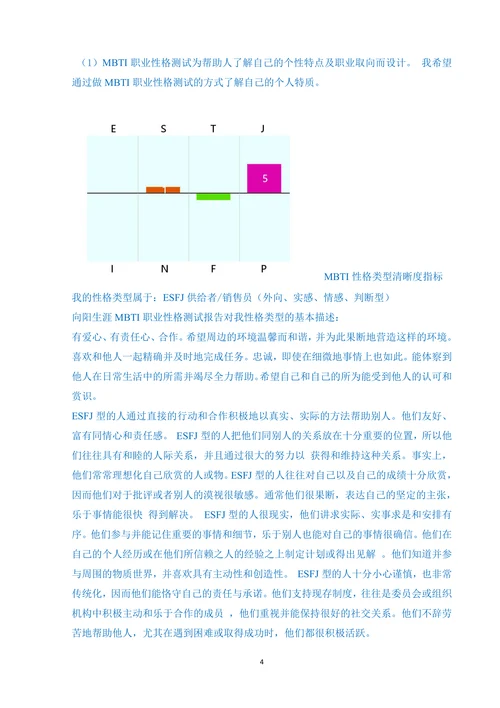 职业生涯规划大学生内容全面通用版含封面