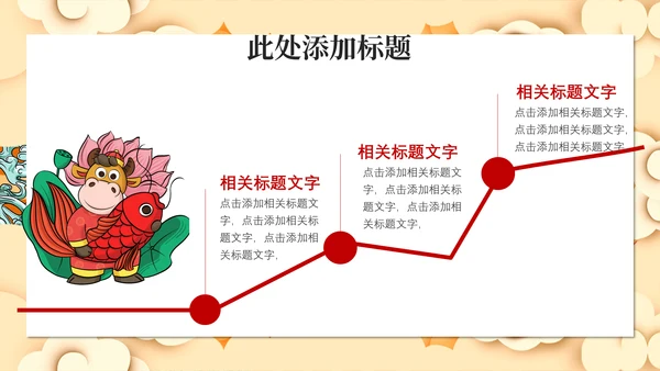 牛气冲天牛年新年春节过年通用PPT模板