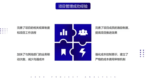 3D商务元素简约项目经理年终总结汇报PPT模板
