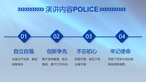 扫黑除恶专项斗争公安警察动态PPT模板