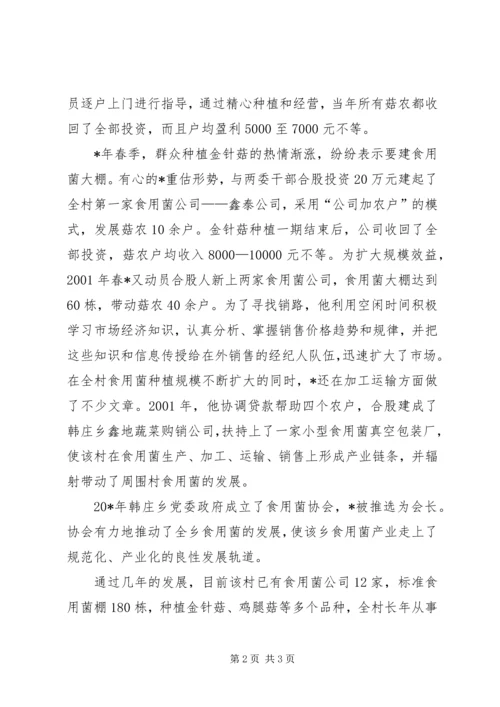 村党支部的优秀事迹材料.docx